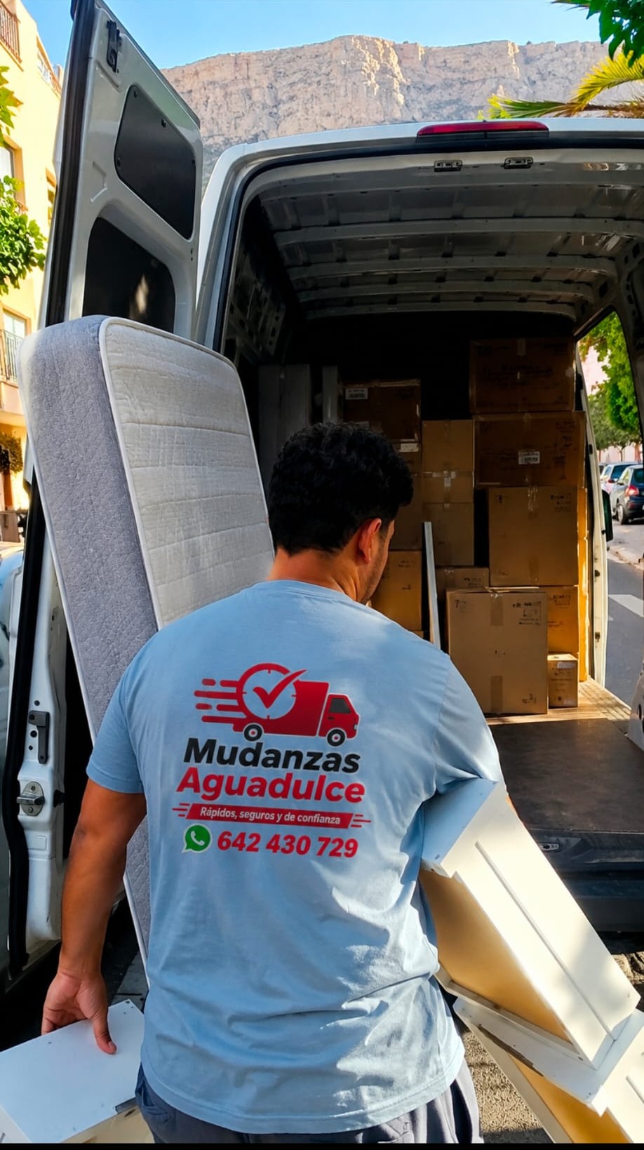 Trabajo terminado: entrega puntual de mudanza